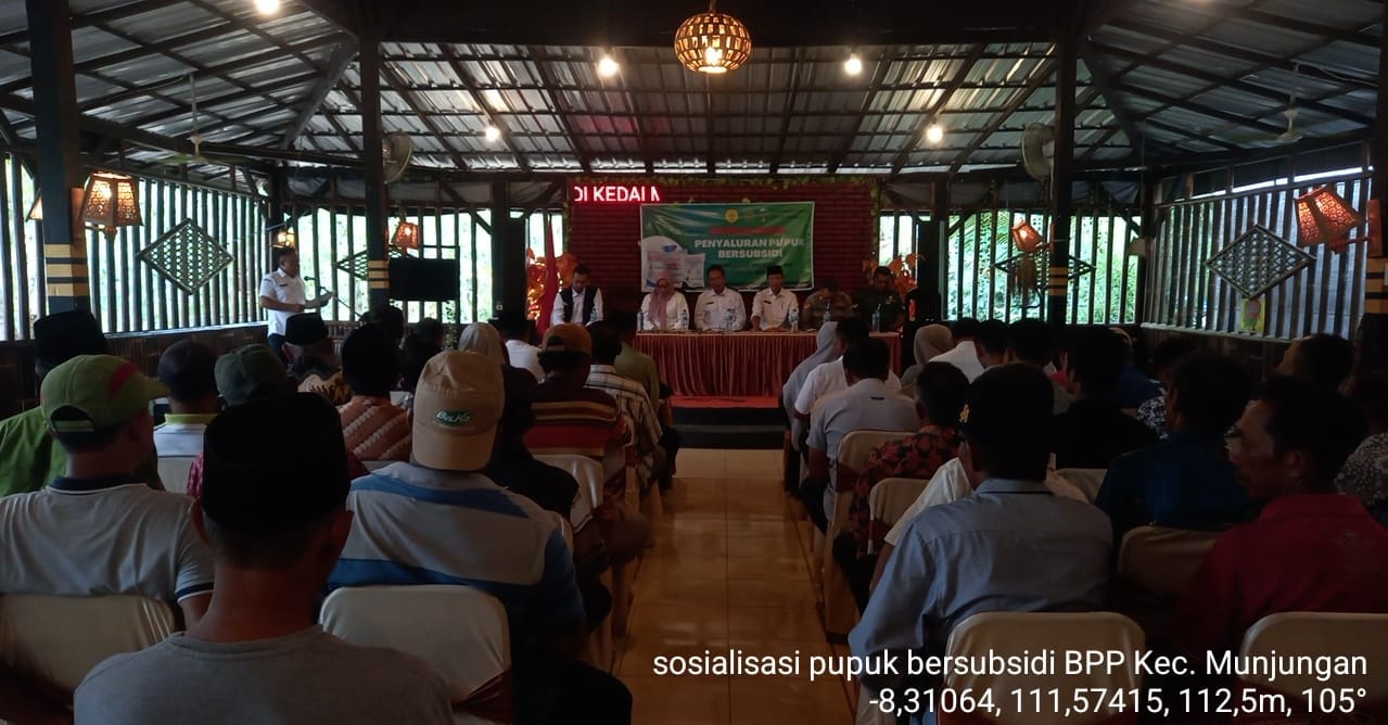 Kegiatan sosialisasi pemberian pupuk subsidi
