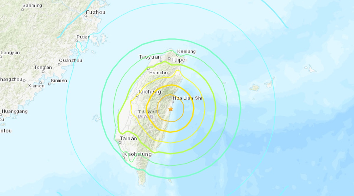 Gempa berkekuatan 7,4 magnitudo mengguncang bagian timur Taiwan, diprediksi memicu gelombang tsunami di pulau tersebut 