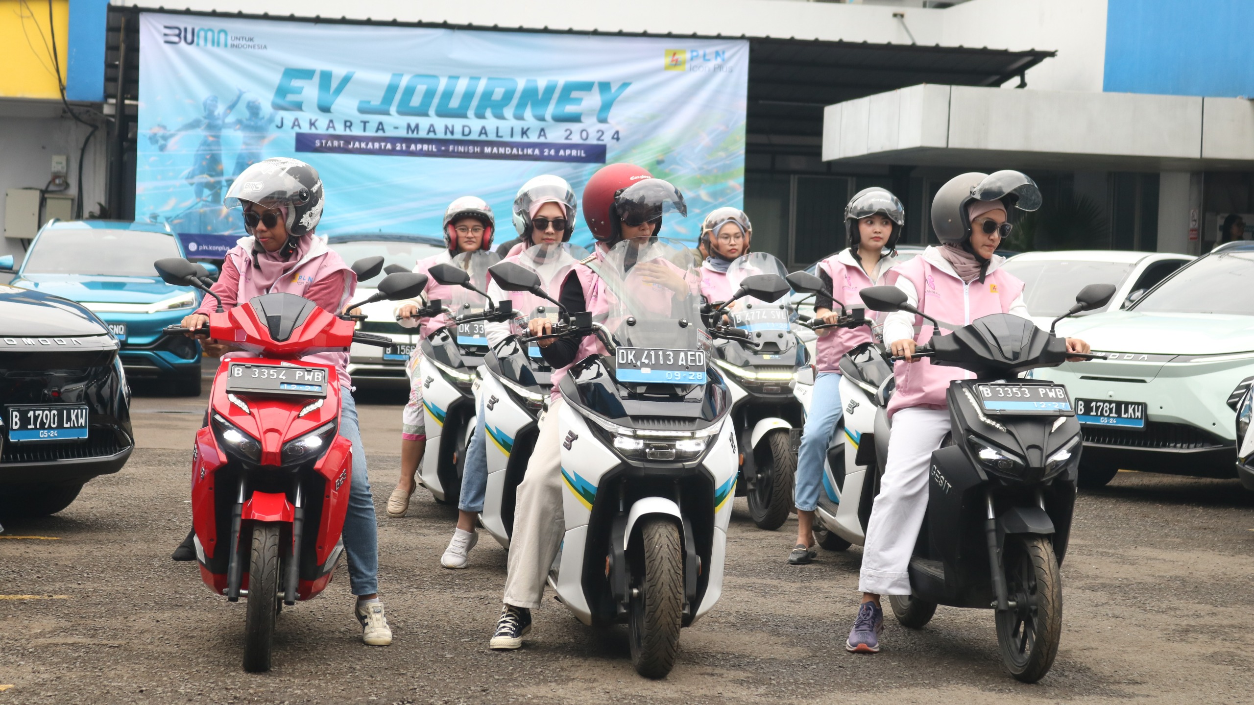 Peserta EV Journey Experience Jakarta-Mandalika.