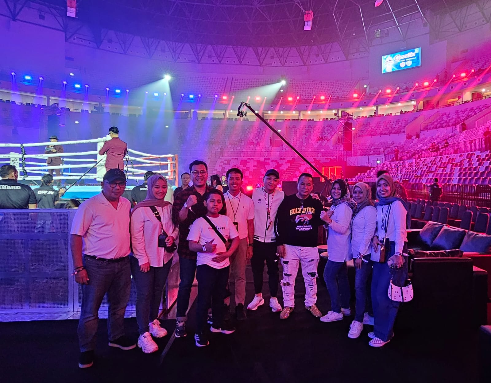 Petinju Holywings Sport Show (HSS) terlindungi program BPJS Ketenagakerjaan.