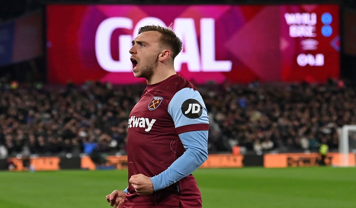 Penyerang West Ham United Jarrod Bowen