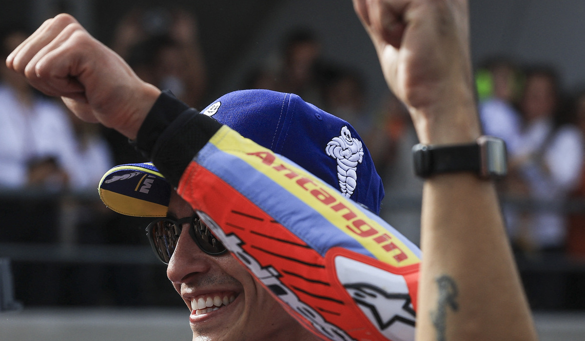 Pembalap Moto GP asal Spanyol, Marc Marquez.