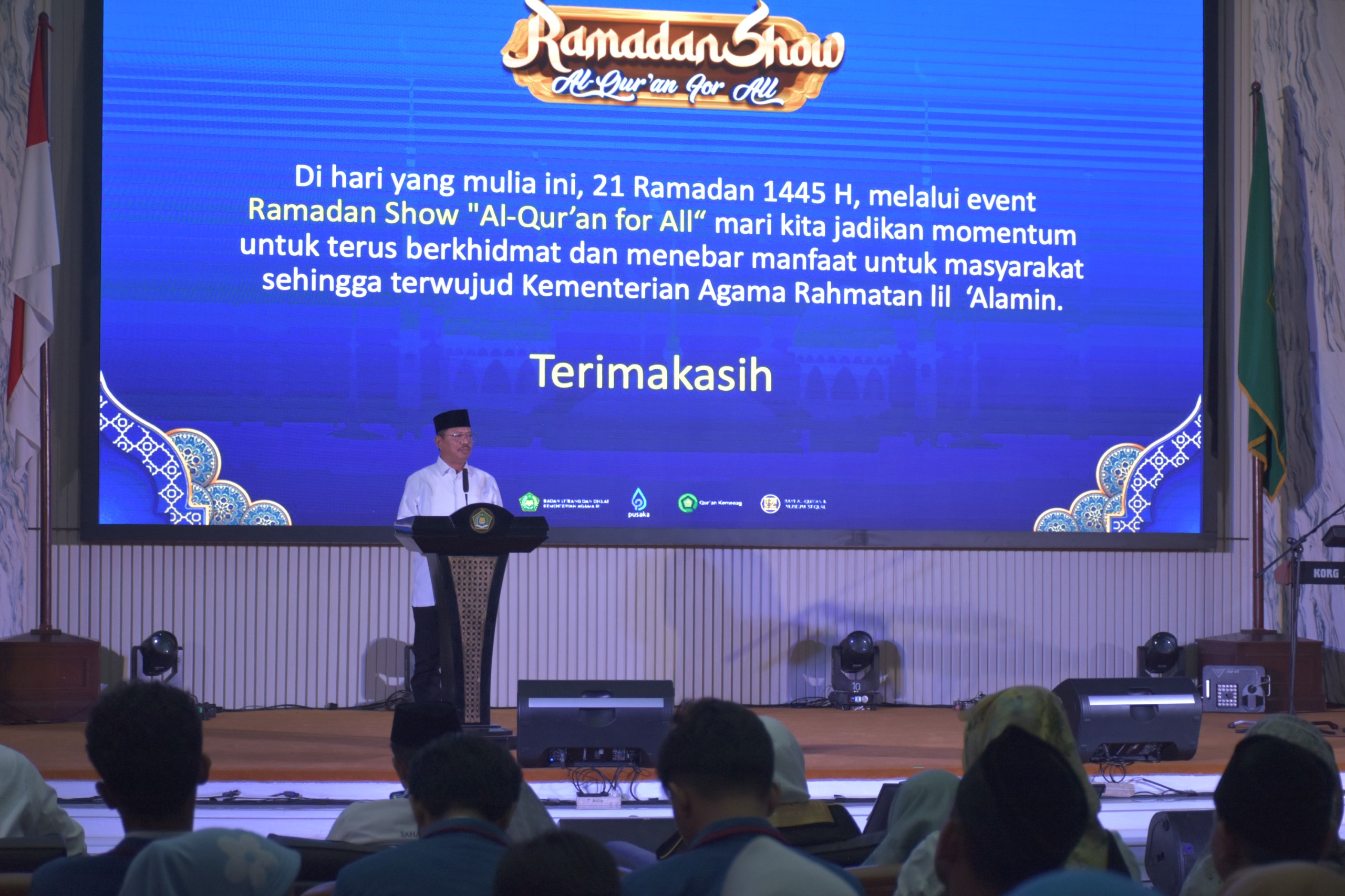 Peluncuran Iqro'na, panduan praktis membaca Alquran Braille, di Jakarta.