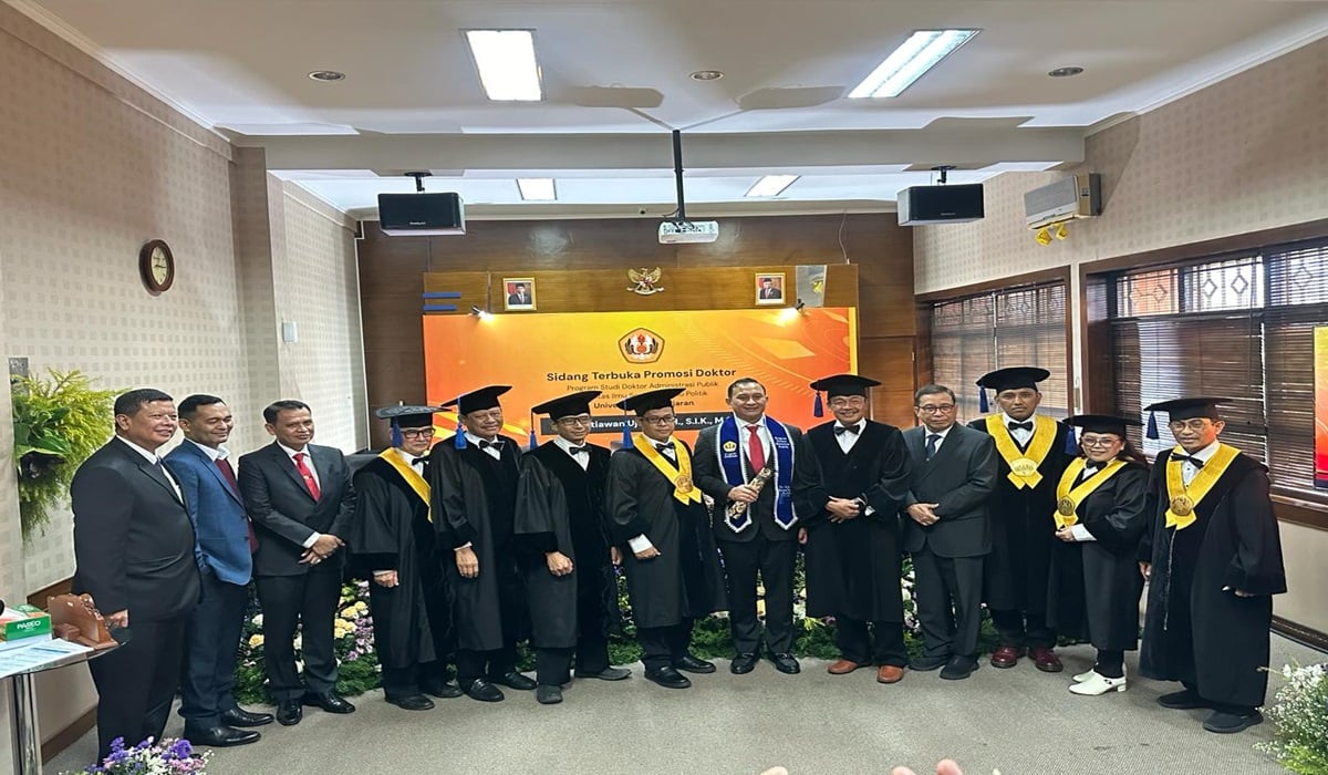 Sidang doktor Kombes Pol Yade Setiawan Ujung di Unpad