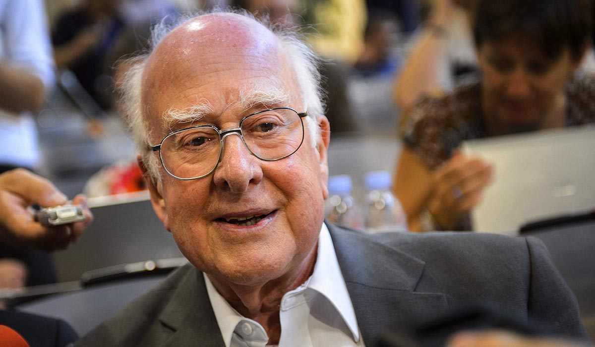 Peter Higgs.