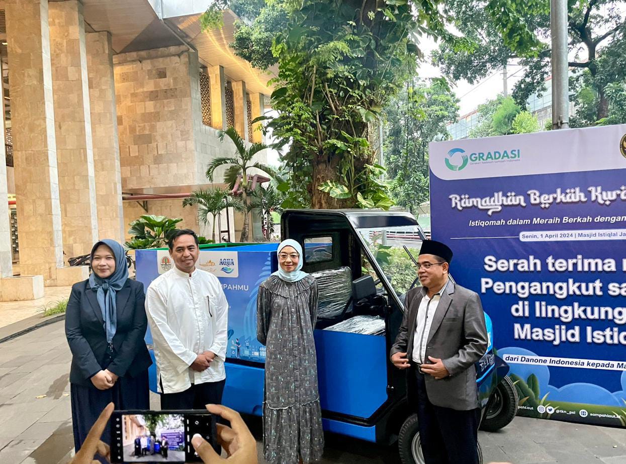 Program GRADASI telah berhasil mengumpulkan sampah hingga 280 ton dalam periode 2019-2023.