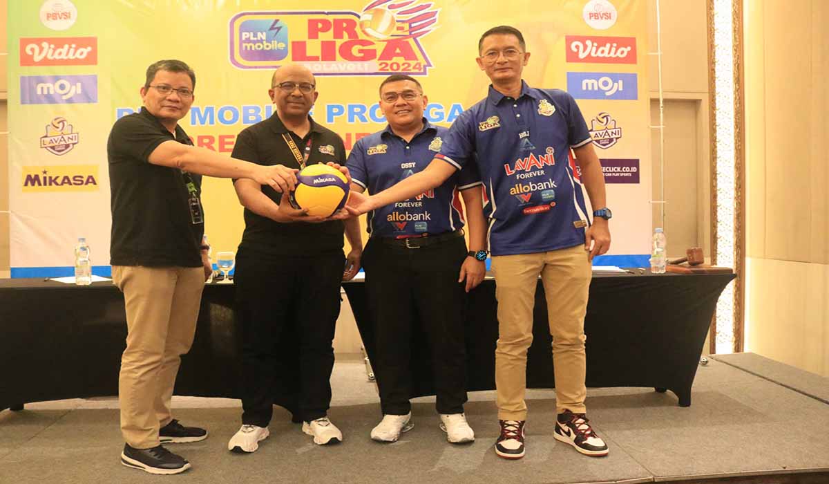 Konferensi pers Proliga 2024.