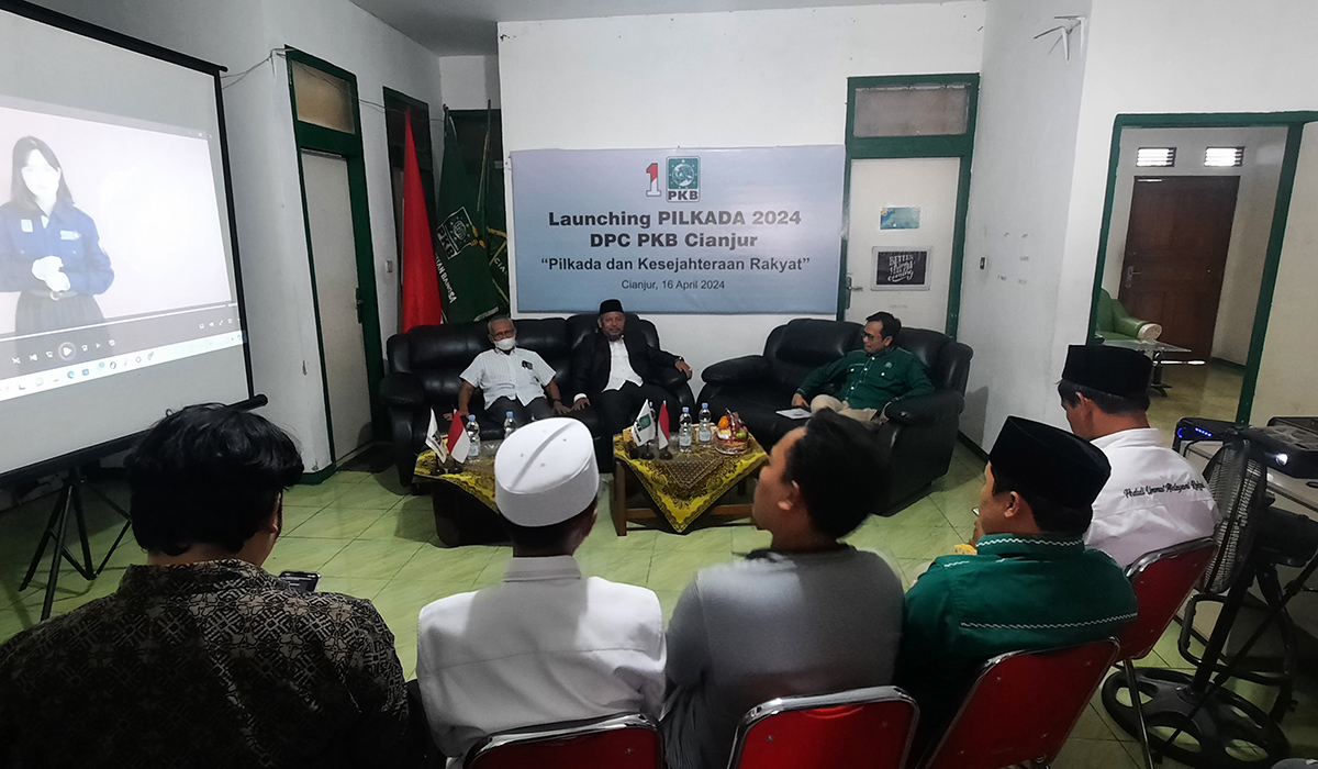 DPC PKB Kabupaten Cianjur, Jawa Barat, menggelar launching Pilkada 2024 dengan kegiatan diskusi.