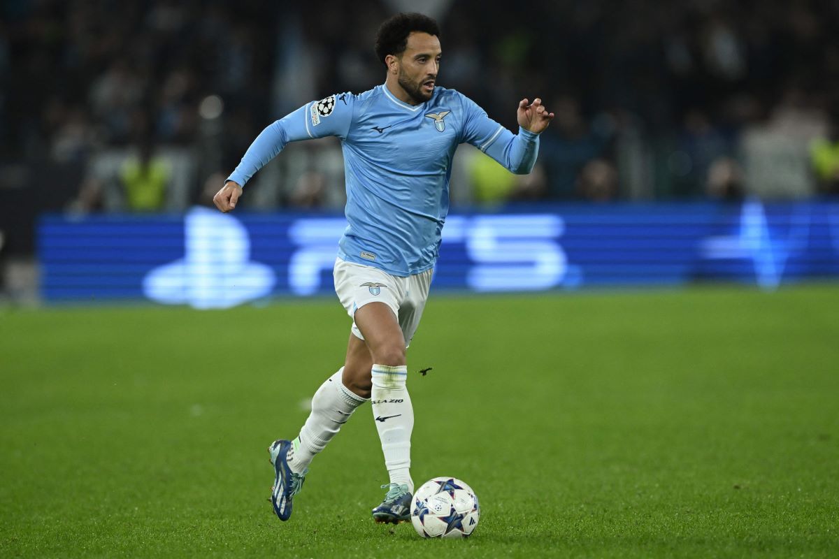 Pemain Lazio Felipe Anderson