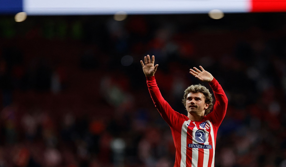Penyerang Atletico Madrid Antoine Griezmann
