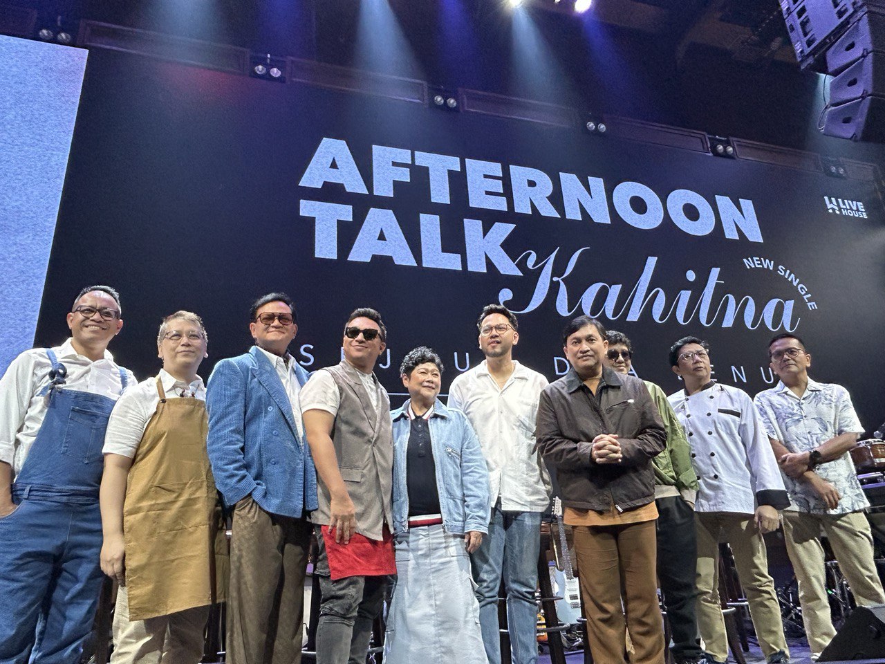Afternoon Talk bersama Kahitna di Kemang, Jakarta, Senin (22/4)
