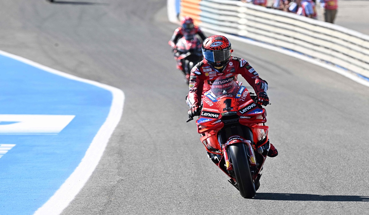 Pembalap Ducati Francesco Bagnaia