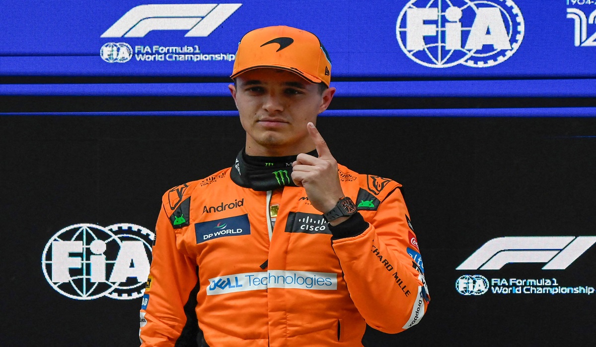 Pembalap McLaren Lando Norris