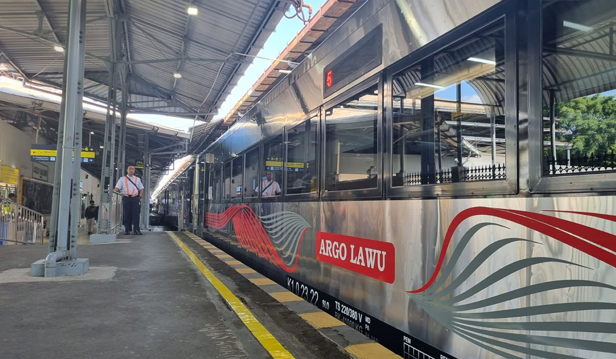 Suasana di Stasiun Yogyakarta.
