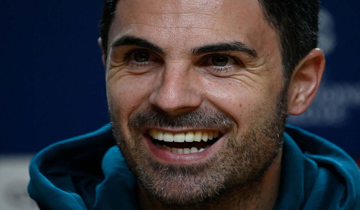 Pelatih Arsenal Mikel Arteta.