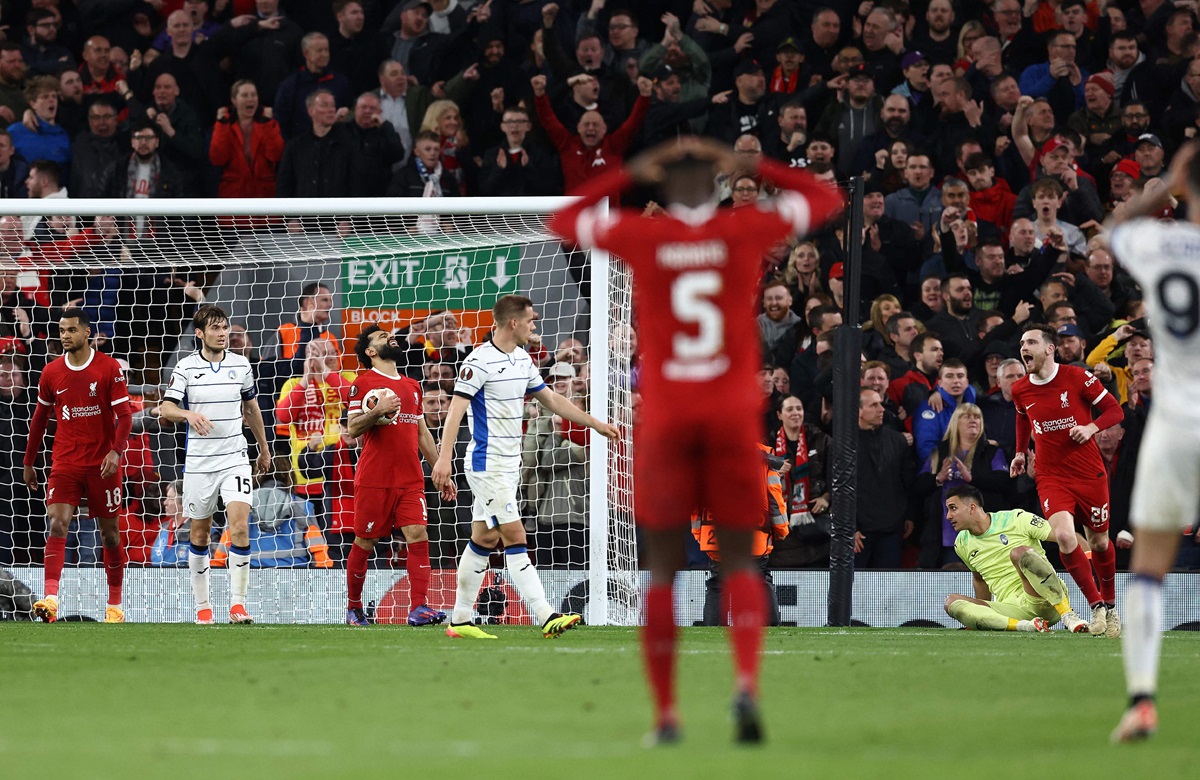 Liverpool vs Atalanta, Liverpool Dicukur 0-3 oleh Atalanta di Liga Europa
