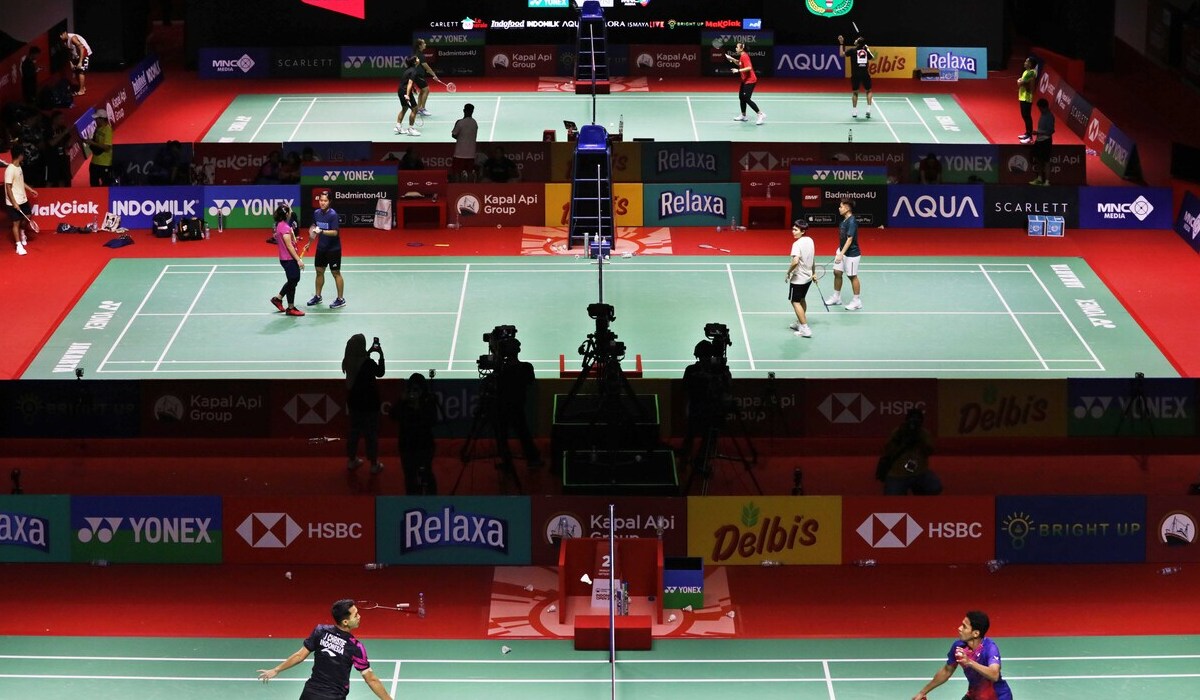 Istora Gelora Bung Karno, lokasi digelarnya Indonesia Open 2024.