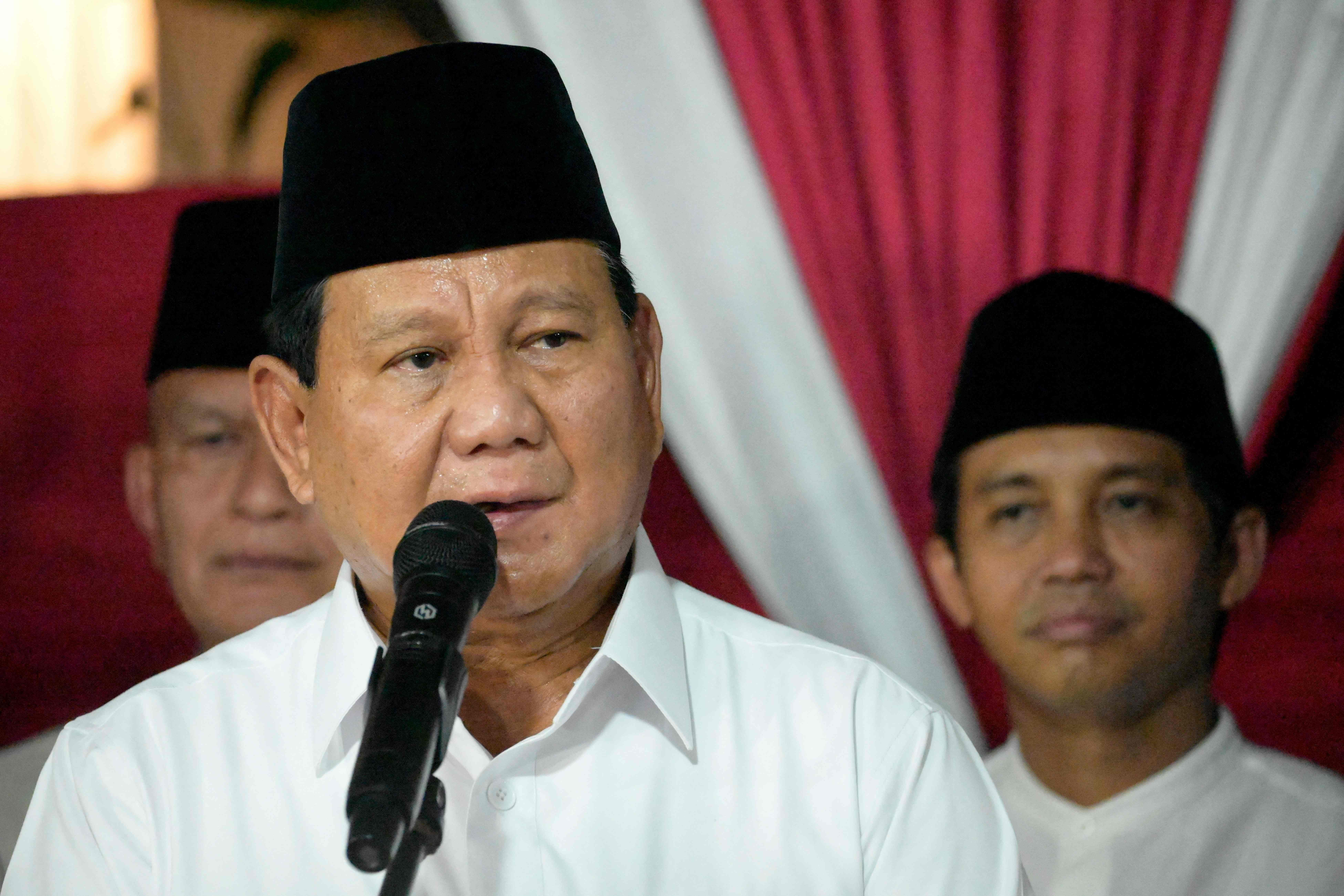 Calon presiden terpilih Prabowo Subianto