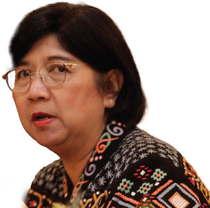 Deputi Gubernur Senior Bank Indonesia (BI) Destry Damayanti. 