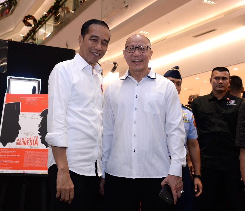 Presiden Joko Widodo dan Ketum PITISerian Wijatno