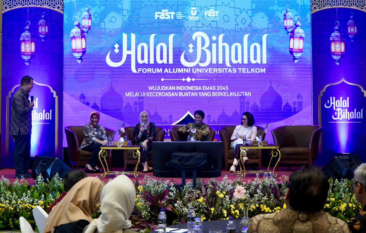 Halalbihalal alumni Universitas Telkom diisi talkshow teknologi