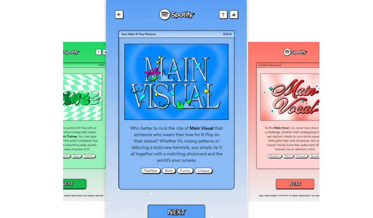 Fitur Your K-Pop Persona dari Spotify.