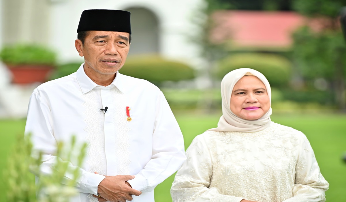 Presiden Joko Widodo dan Ibu Negara Iriana
