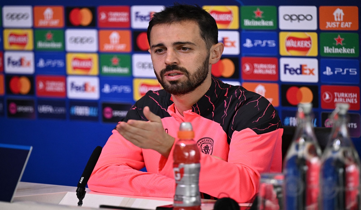 Gelandang Manchester City Bernardo Silva