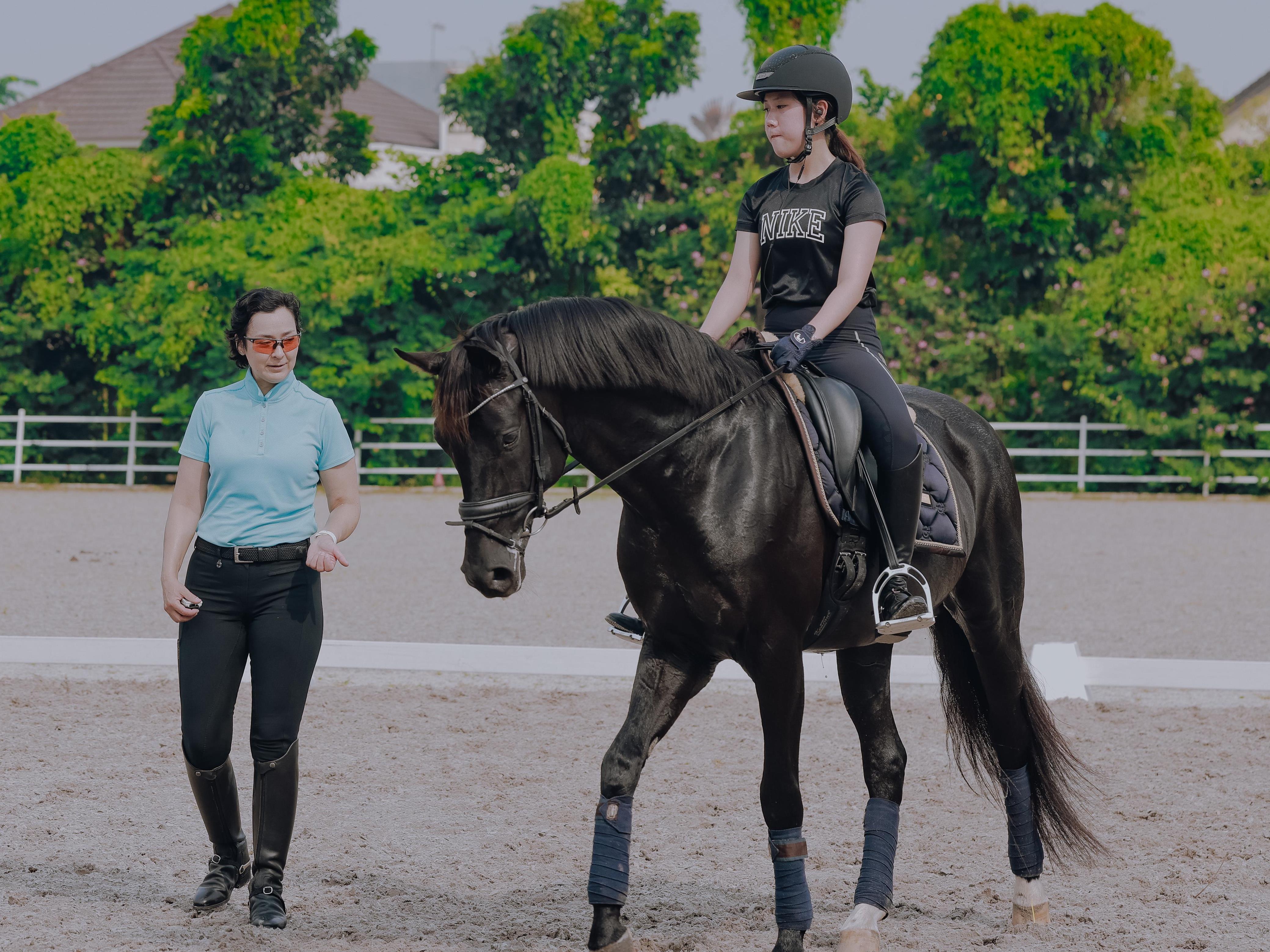 Dilatih Larasati Gading, Atlet pacu kuda Victoria Lee incar hasil maksimal di ajang Equestrian All Start Tour
