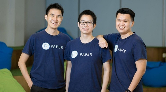 Yosia Sugialam, CEO dan Co-Founder Paper.id. (paling kanan)
