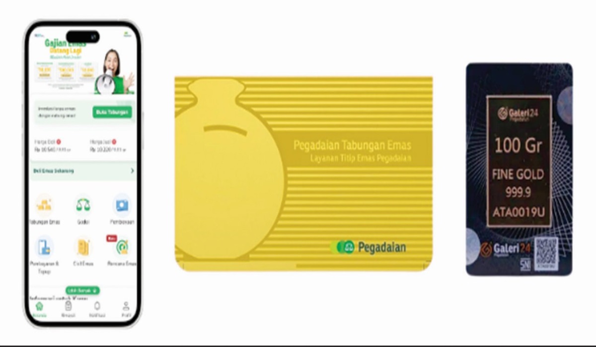 Tabungan emas dari Pegadaian