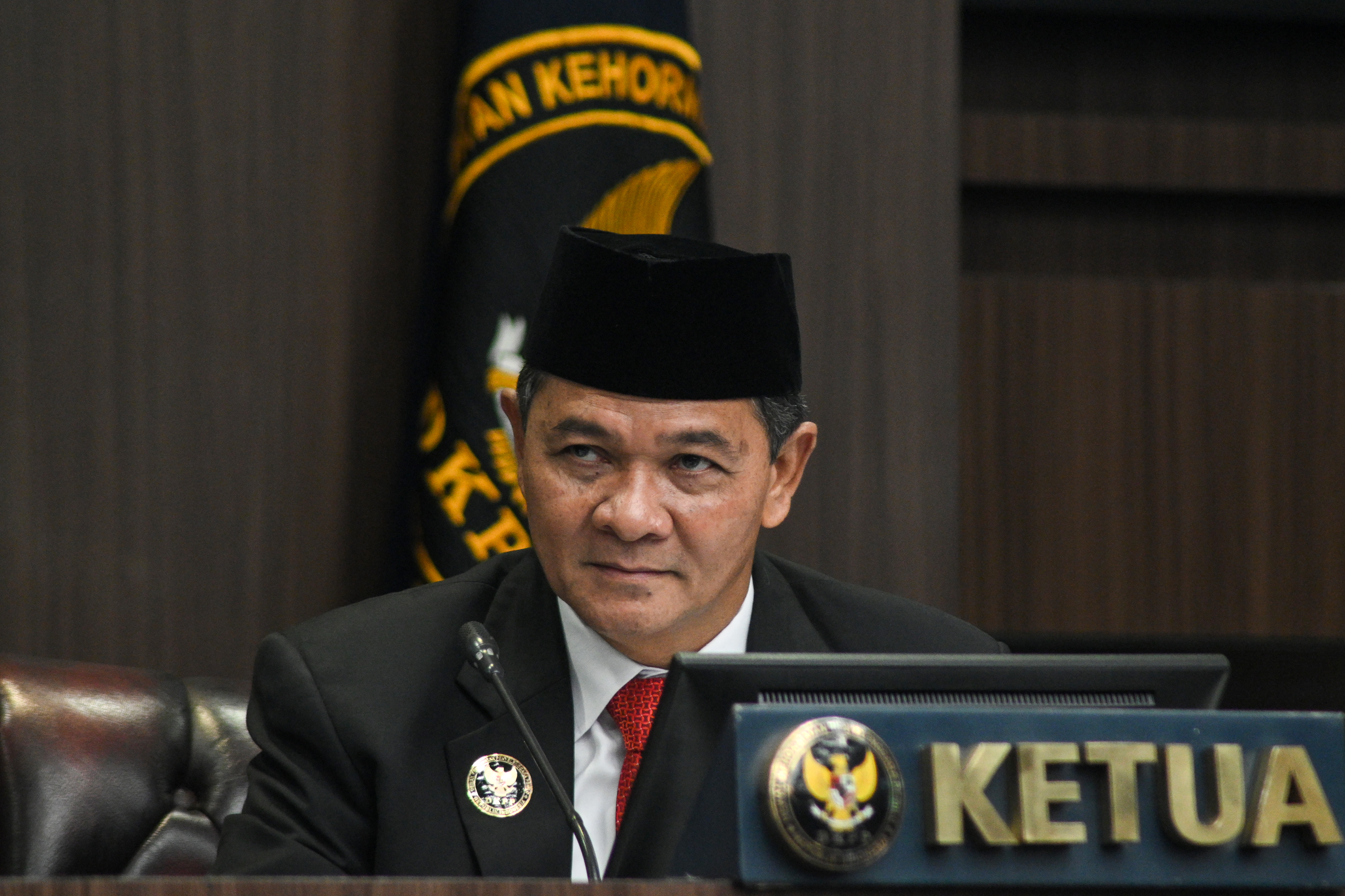 Ketua Dewan Kehormatan Penyelenggara Pemilu (DKPP) Heddy Lugito 