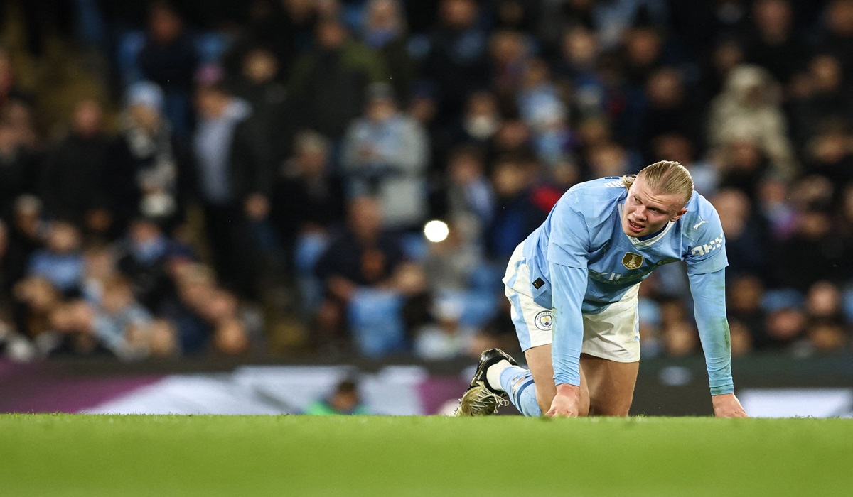 Penyerang Manchester City Erling Haaland