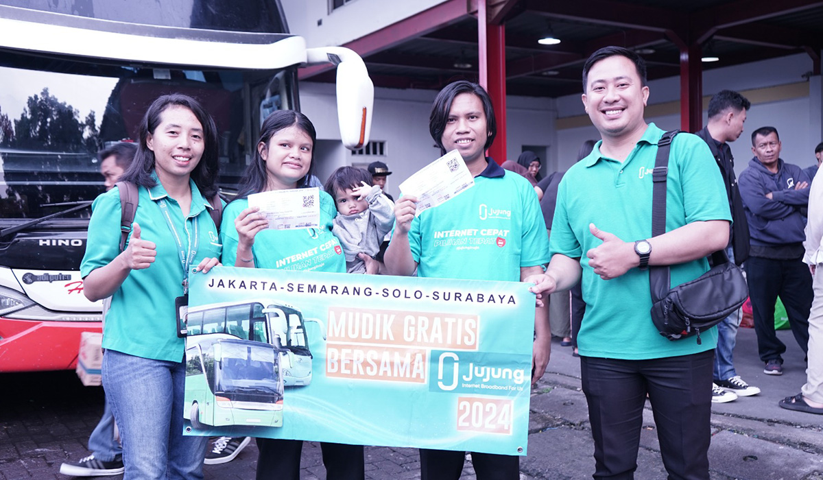 Salah satu pelanggan Jujung.id terpilih sebagai pemenang dalam program Mudik Bersama Jujung 2024 dengan Karyawan Jujung.id.