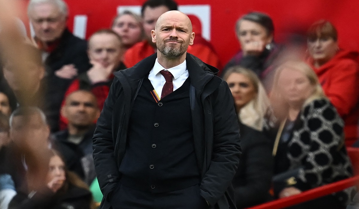 Pelatih Manchester United Erik ten Hag