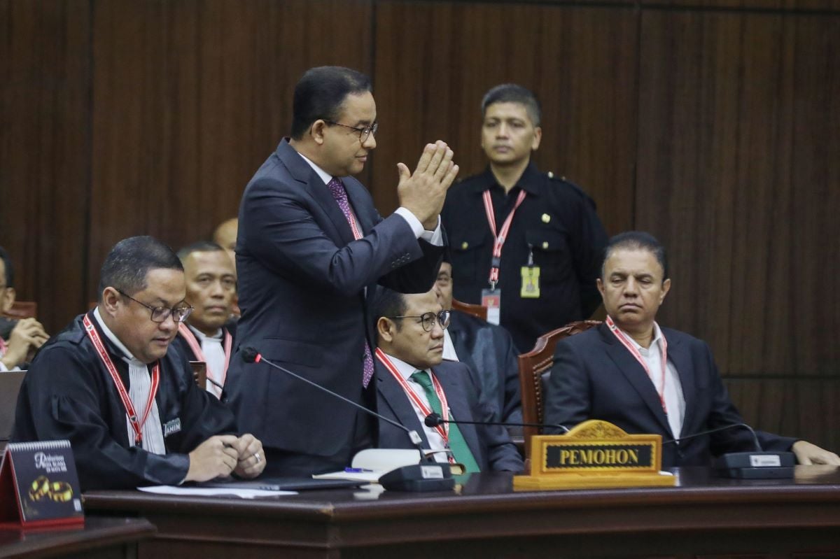 Pasangan calon presiden dan wakil presiden Anies Baswedan dan Muhaimin Iskandar.
