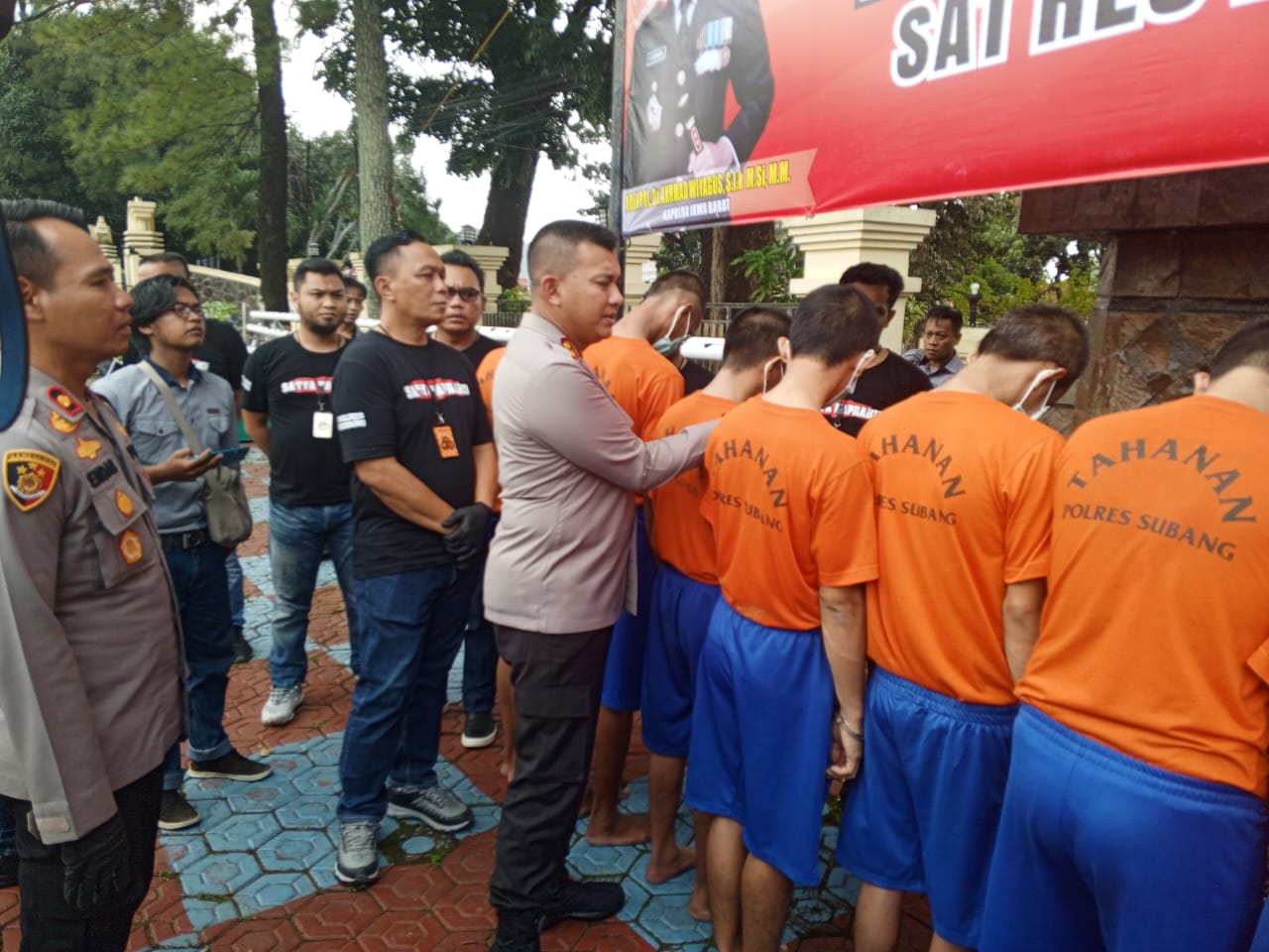 Sejumlah pelaku penyalahgunaan narkoba ditangkap Polres Subang