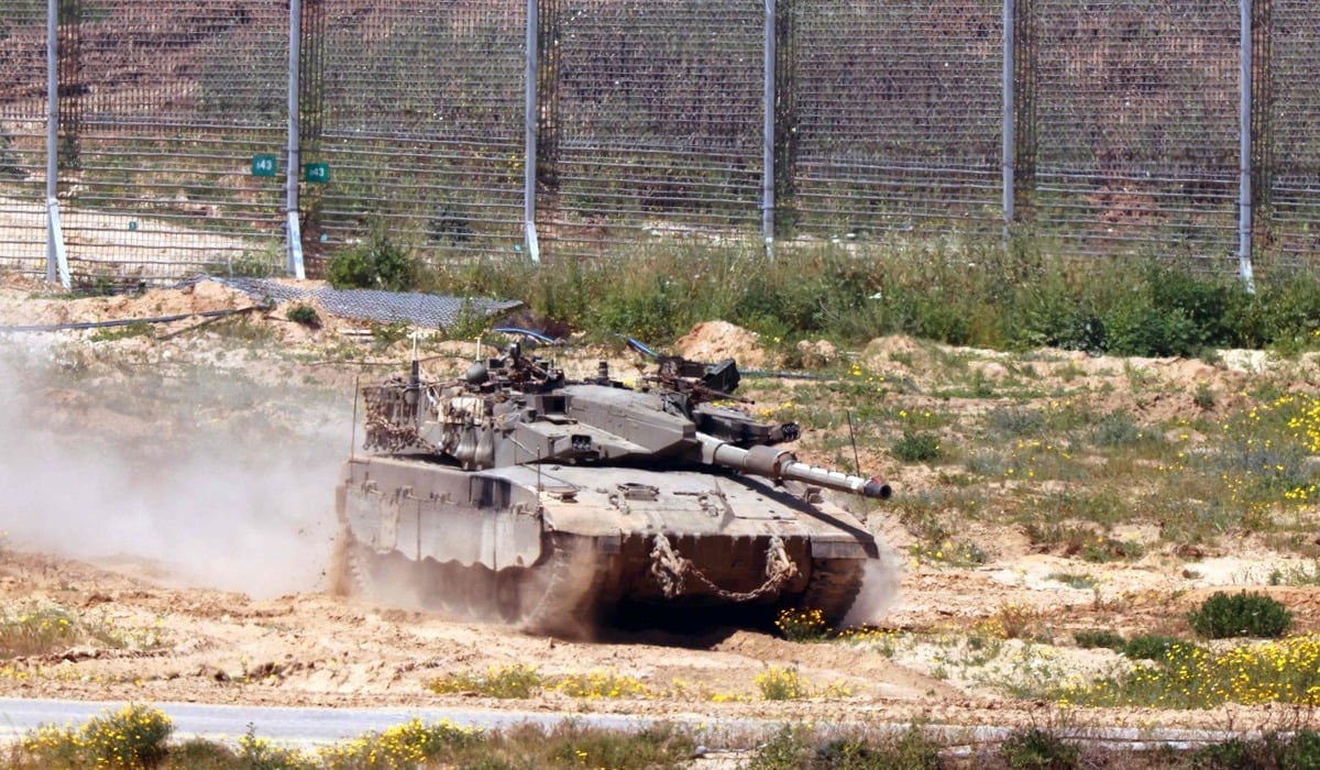 Tank milik tentara Israel (IDF).