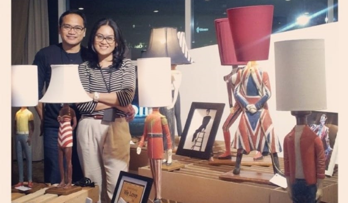 Noro Ardanto menjalankan bisnis Lampu Runa