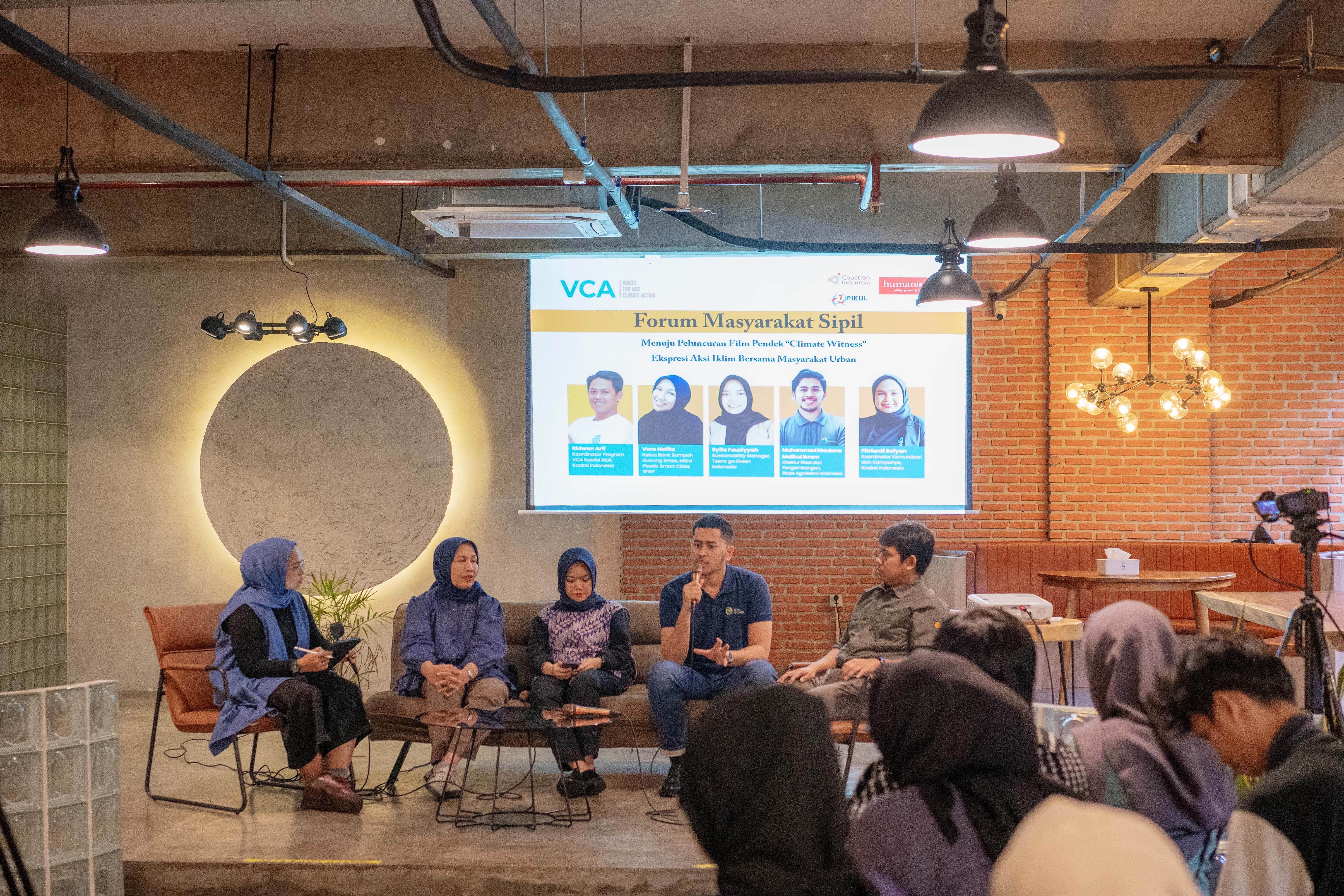 Diskusi peluncuran film Climate Witness, Koaksi Indonesia ajak masyarakat Urban untuk Aksi Iklim