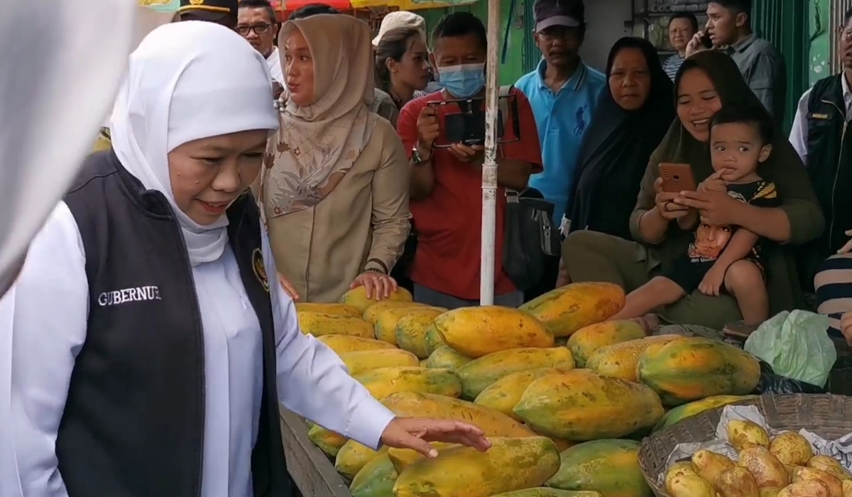 Calon gubernur petahana Khofifah Indar Parawansa