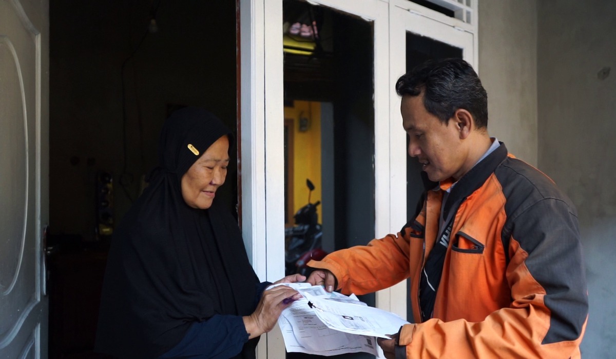 Penyaluran dana sosial dan PKH Pos Indonesia