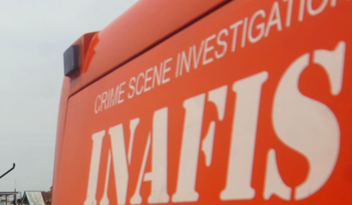 Ilustrasi, proses investigasi penemuan mayat oleh Inafis Polri.