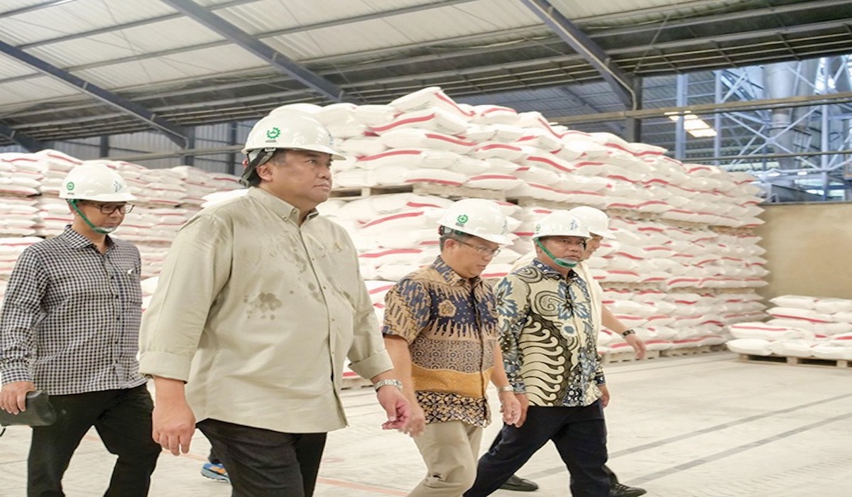 Kunjungan kerja ke sebuah pabrik tepung singkong di Pangkal Pinang, Bangka.
