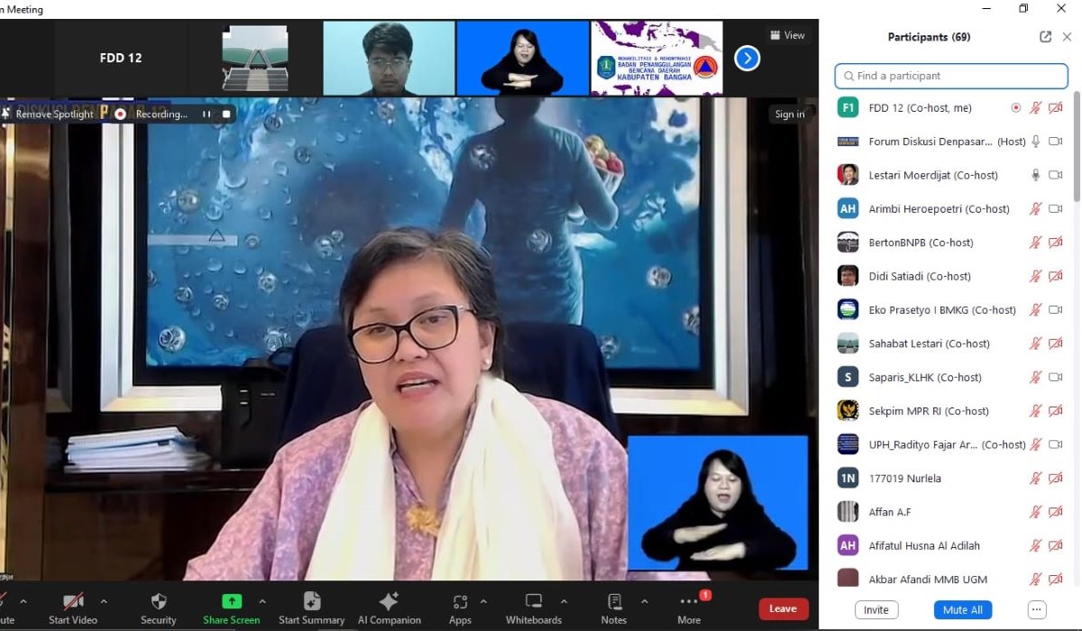 Wakil Ketua MPR RI, Lestari Moerdijat.