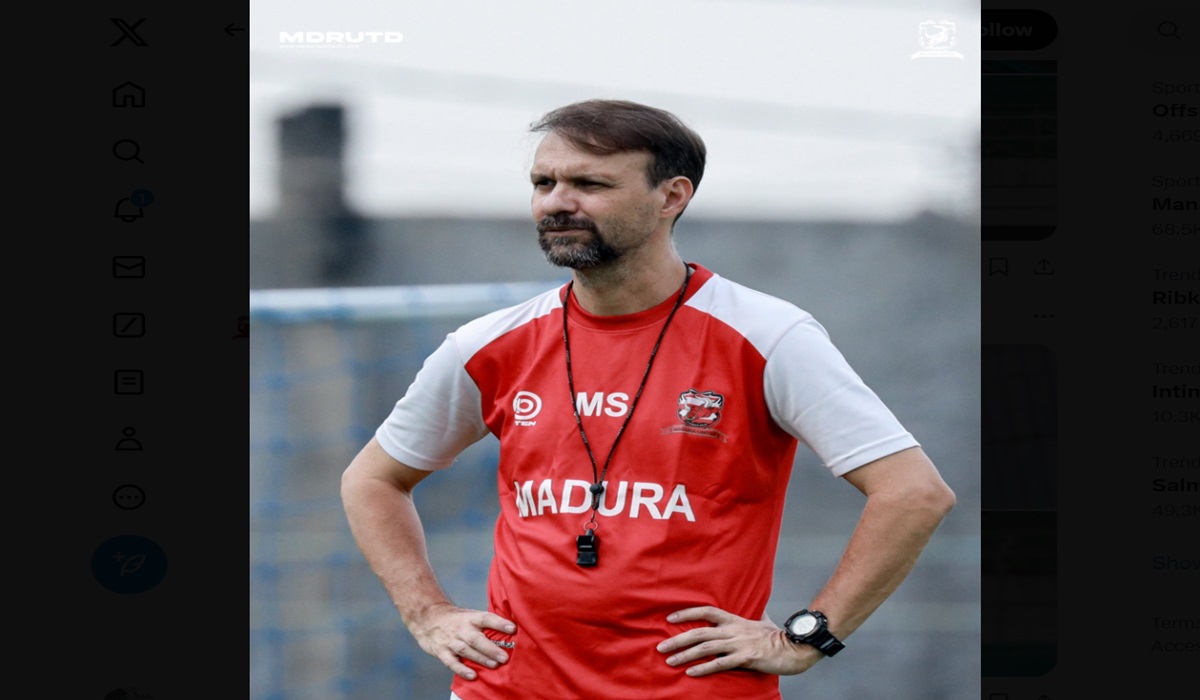 Pelatih Madura United Mauricio Silva