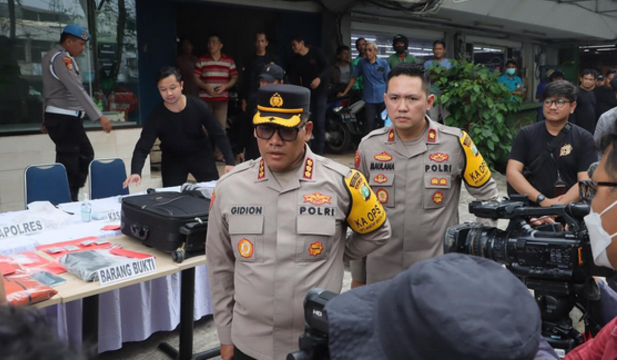 Kapolres Metro Jakarta Utara, Komisaris Besar Polisi Gidion Arif Setyawan.