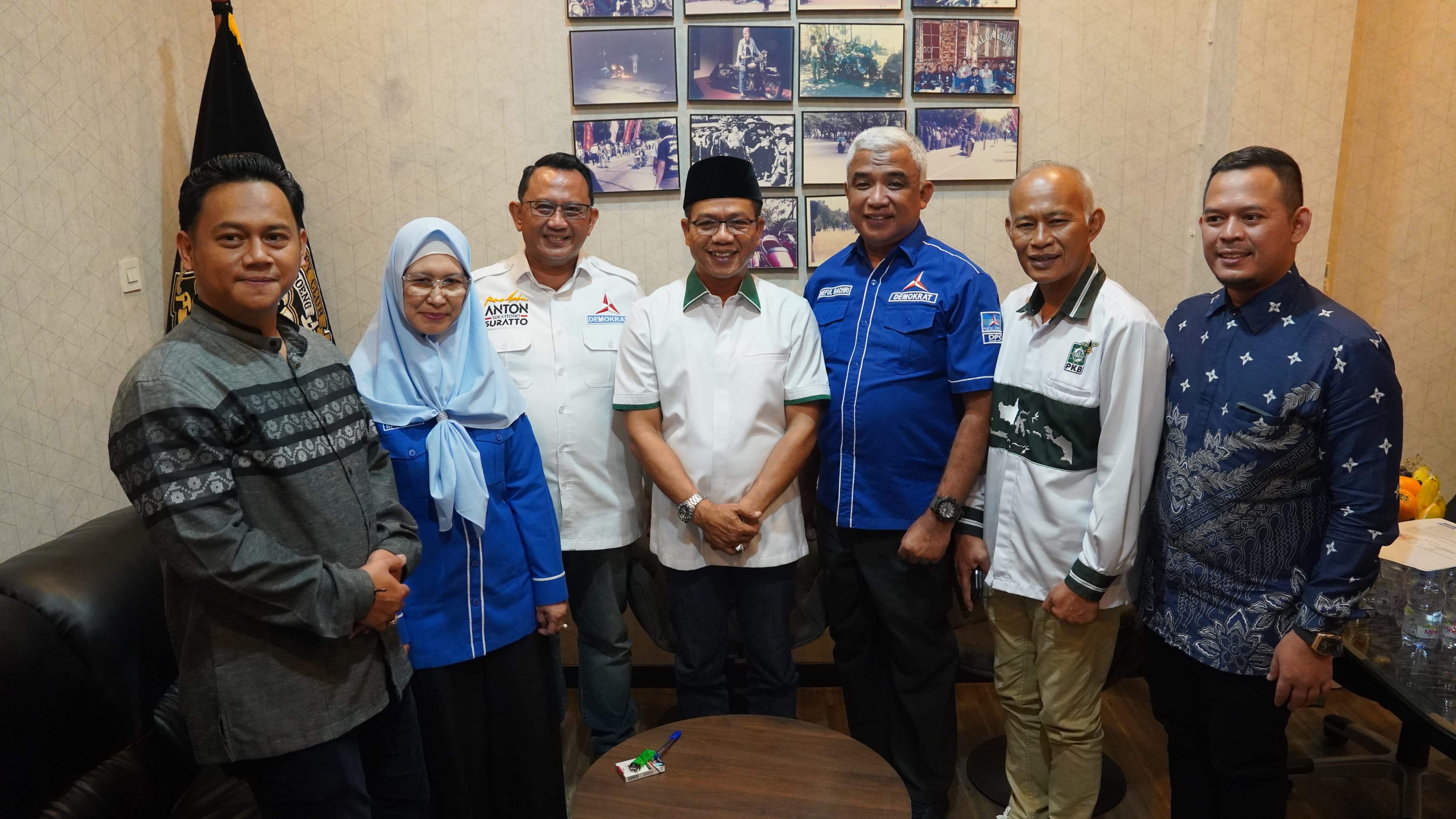 Pengurus PKB dan Partai Demokrat Kabupaten Bandung sesuai menandatangani kesepakatan koalisi