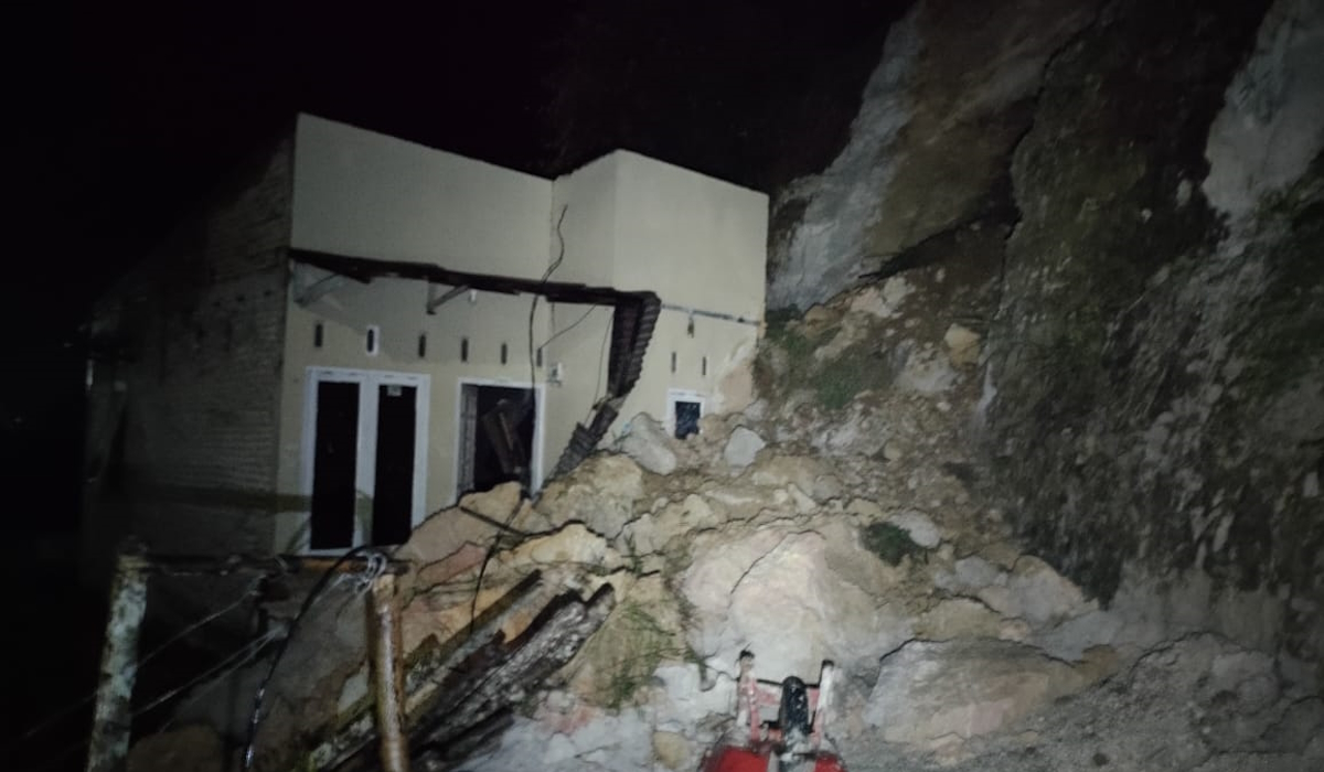 Kondisi rumah milik Ronel Lumbantobing