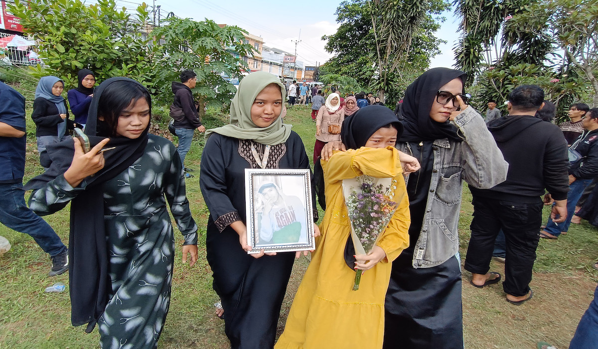 Korban kecelakaan bus SMK Lingga Kencana saat study tour di Subang